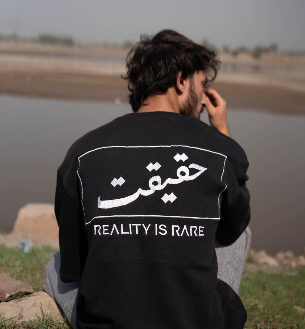 TAAB Haqeeqat oversized cotton t-shirt, front view
